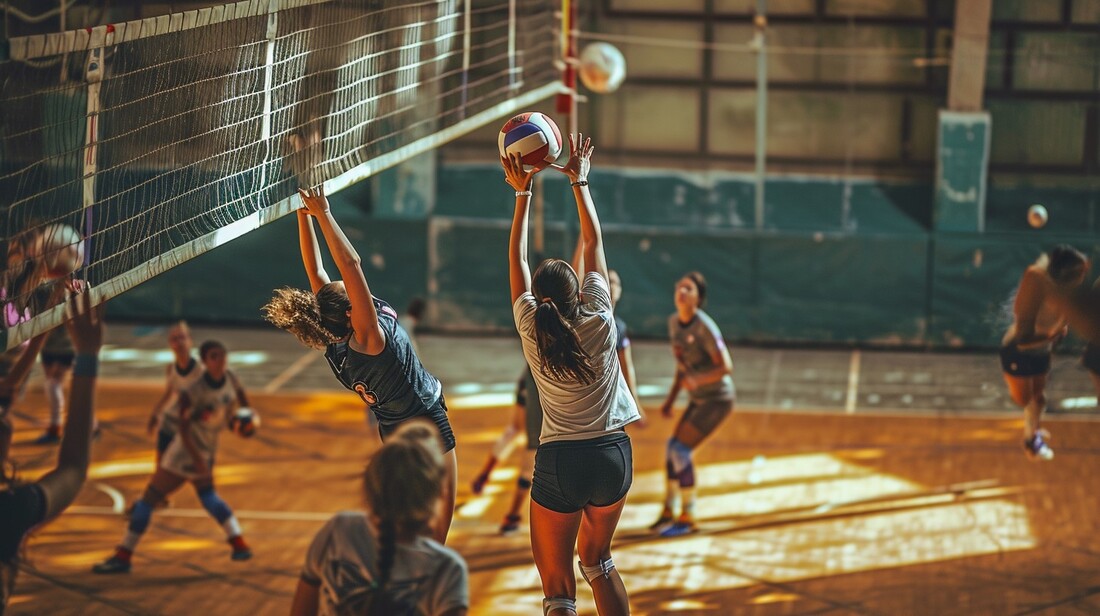 Voleibol esportivo coletivo